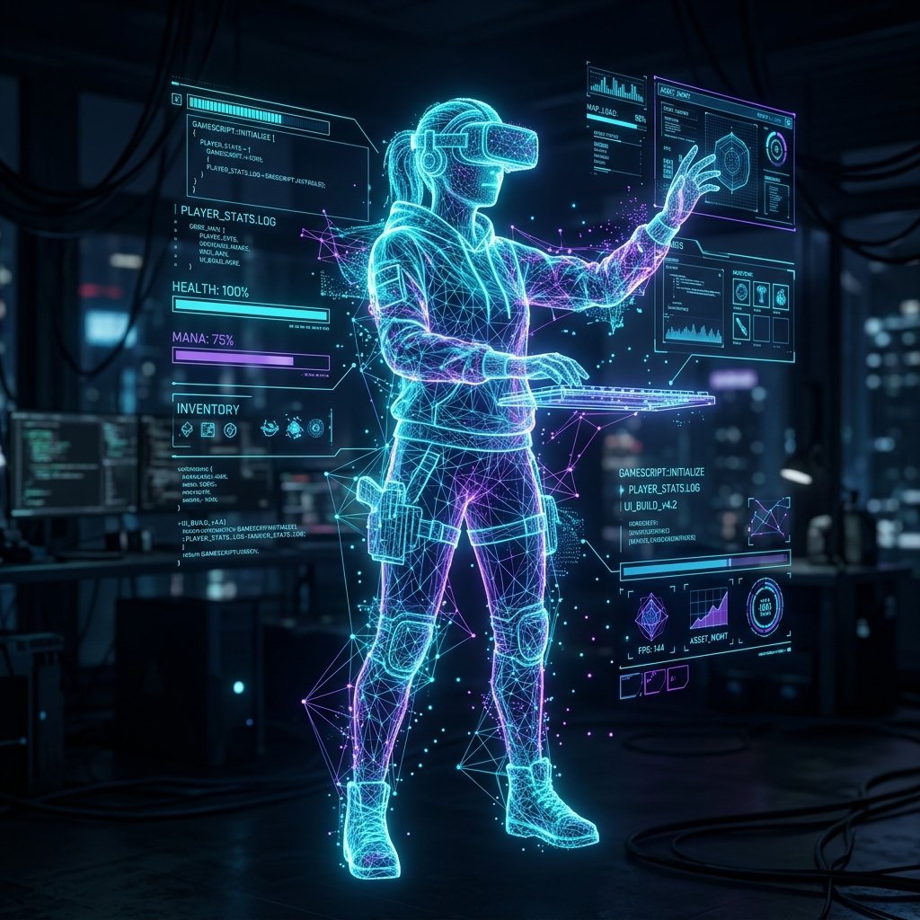 Holographic Instructor Silhouette